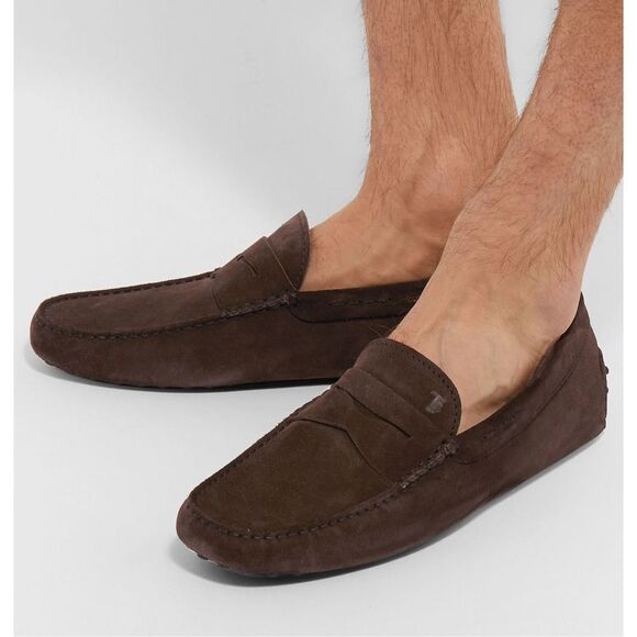 Tods gommino brown suede driving loafers size 8 - Picture 9 of 9